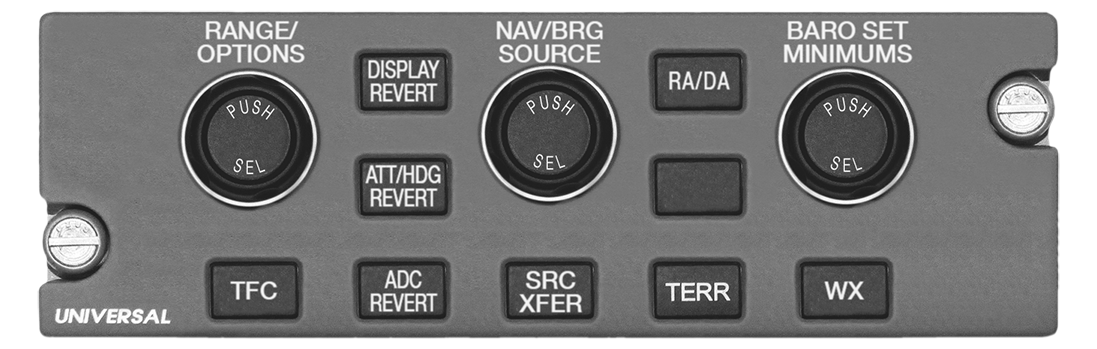 PFD Combined Display Control Panel
