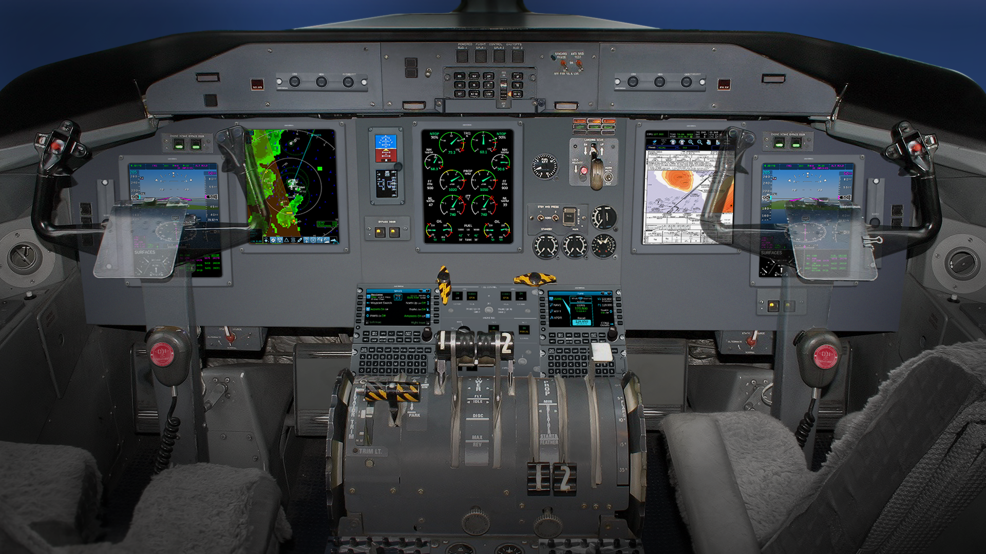De Havilland Canada Dash-8 with Universal Avionics InSight