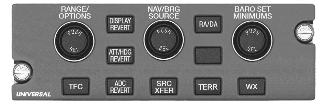 PFD Combined Display Control Panel